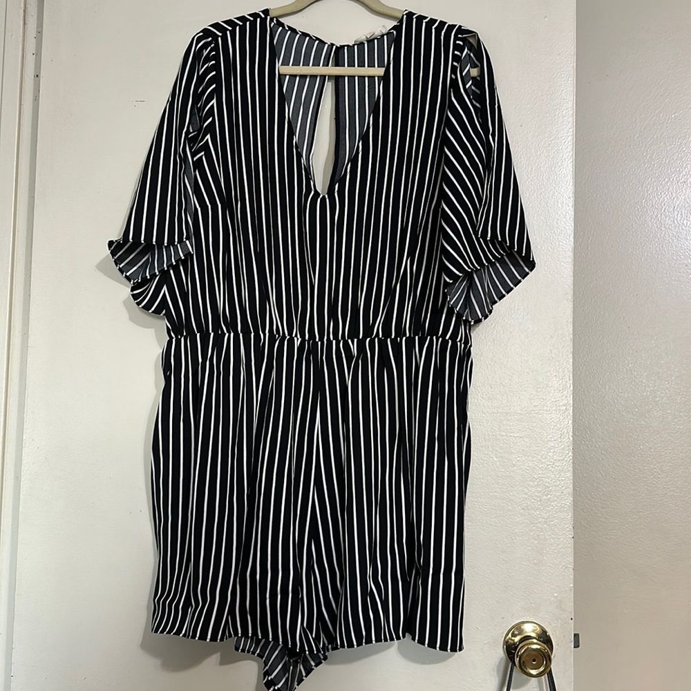 Loralette striped romper